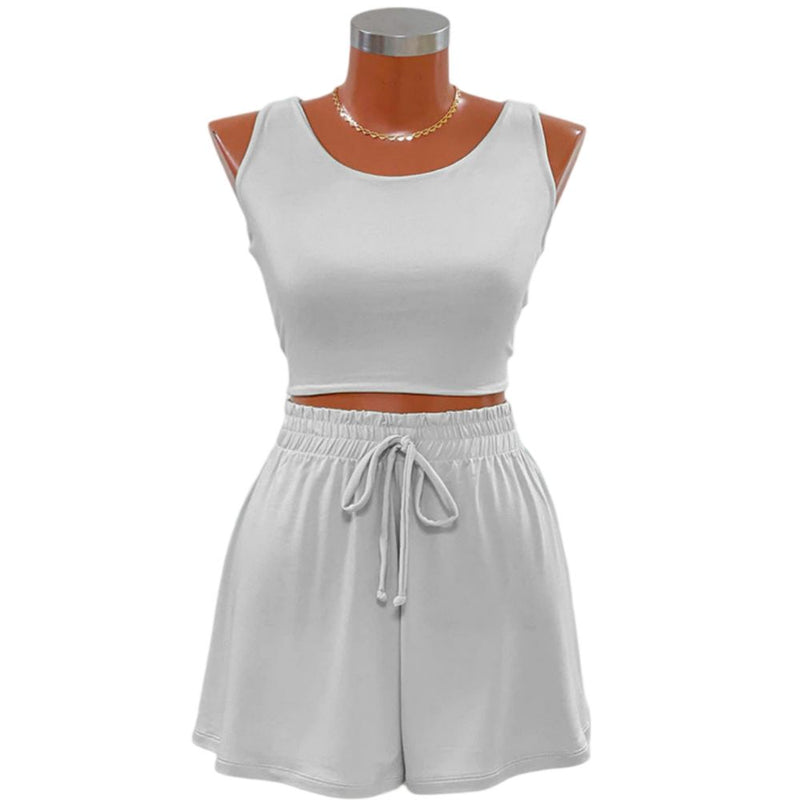 Conjunto Sofia Branco Liso (6913)