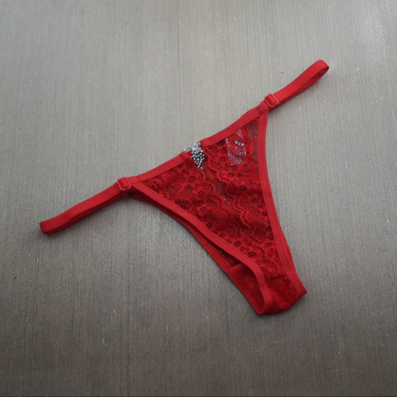 Tanga Fio Dental Biju Cofrinho (LBR9588)