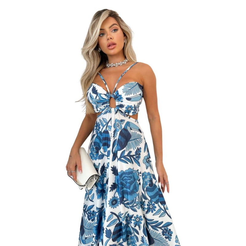 Vestido Longo Isabela Sinfonia Floral (3710)