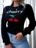 Blusa Feminina Manga Longa Cherry Tauane Ref.824 (12345670018924120995)