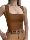 Cropped Feminino em Suplex Decote Quadrado Seleste Ref.1014 (1234567001892414381